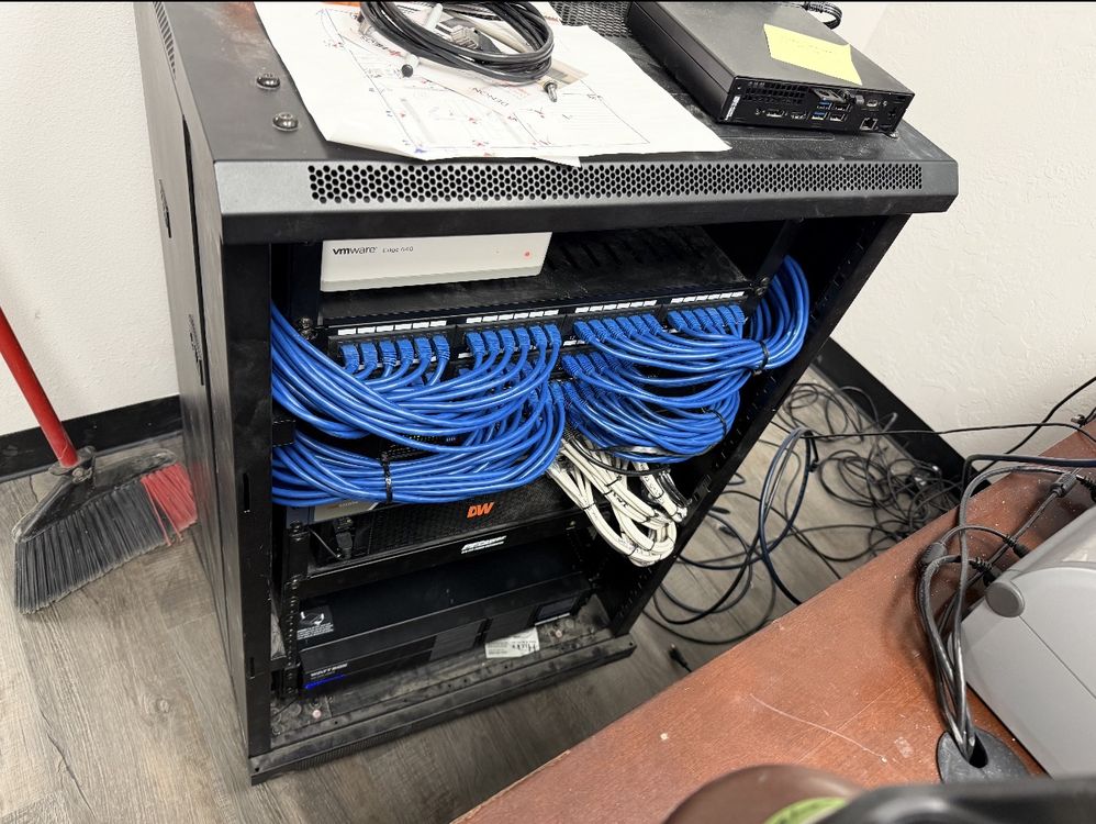 Network Rack and Wiring